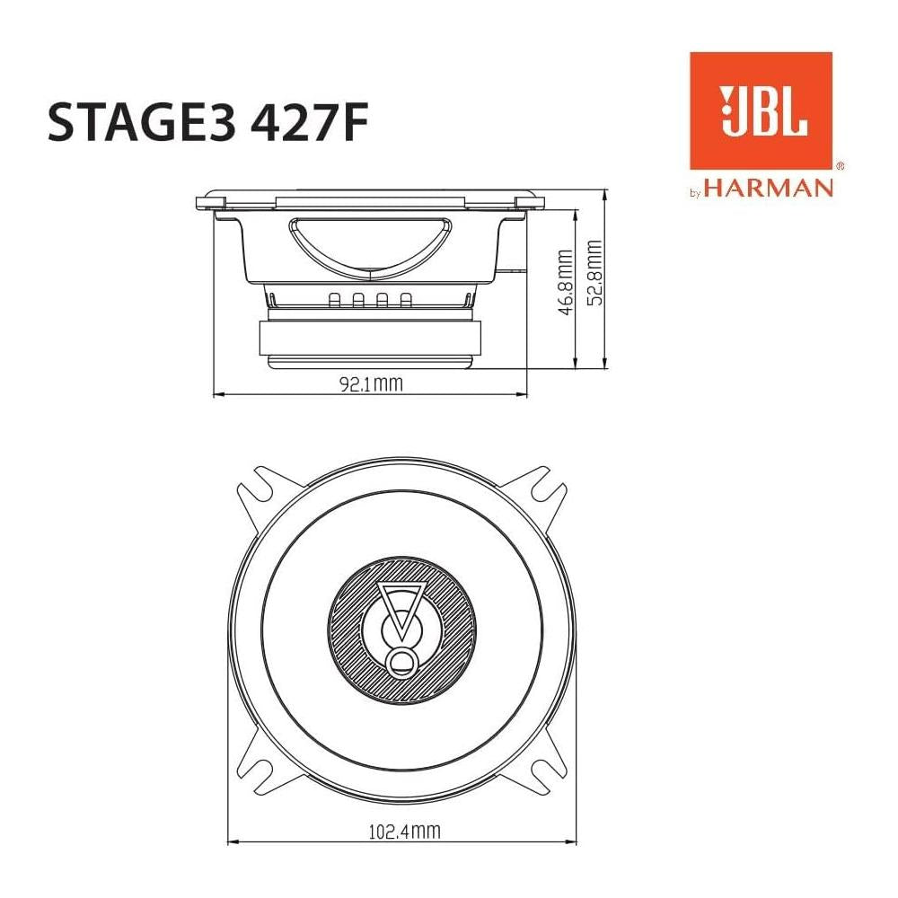 JBL Stage 3427F 4" 70 WATT Co Axial Car Speaker