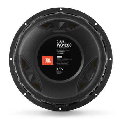 JBL Club WS1200 12" 250 WATT 2/4 Ohms Shallow Component Car Subwoofer