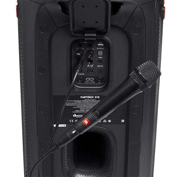 JBL Partybox M100 Wired Partybox Mic - Black