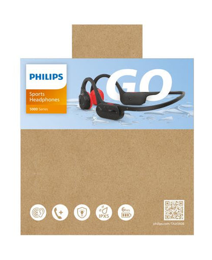 Philips TAA5608 BT In Ear Bone Conducting Headphone - Black