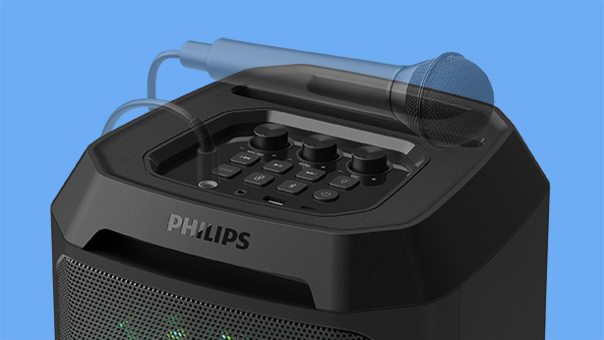 Philips TAX2208 Portable BT Party Speaker - Black