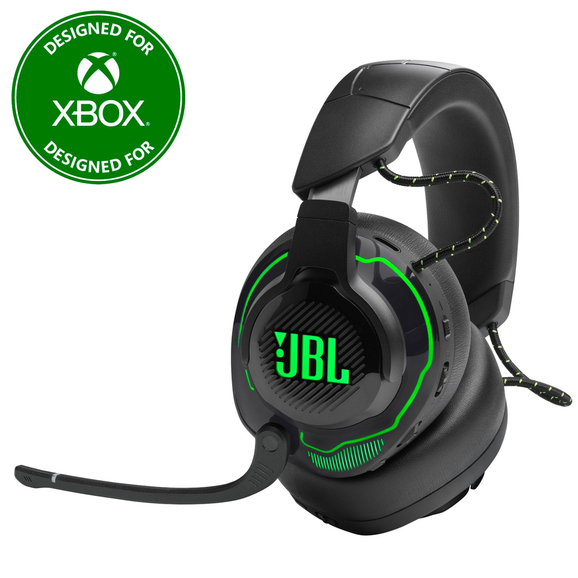 JBL Quantum 910X Over Ear Gaming Headphone-Black/Green