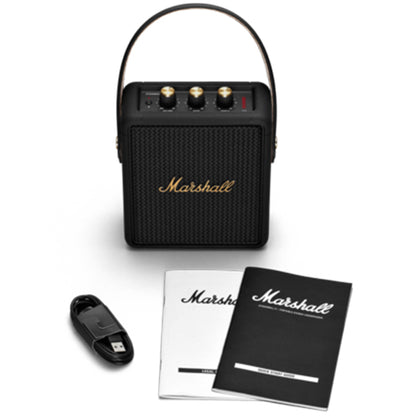 Marshall Stockwell II Portable BT Speaker - Black & Brass