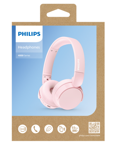 Philips TAH4209 BT On Ear Headphone with Mic