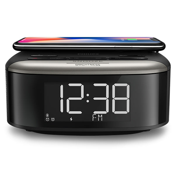 Philips TAR7606 BT Clock Radio - Black