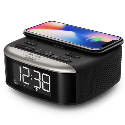 Philips TAR7606 BT Clock Radio - Black