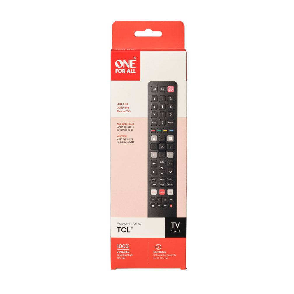 One For All URC4922 TCL TV Remote